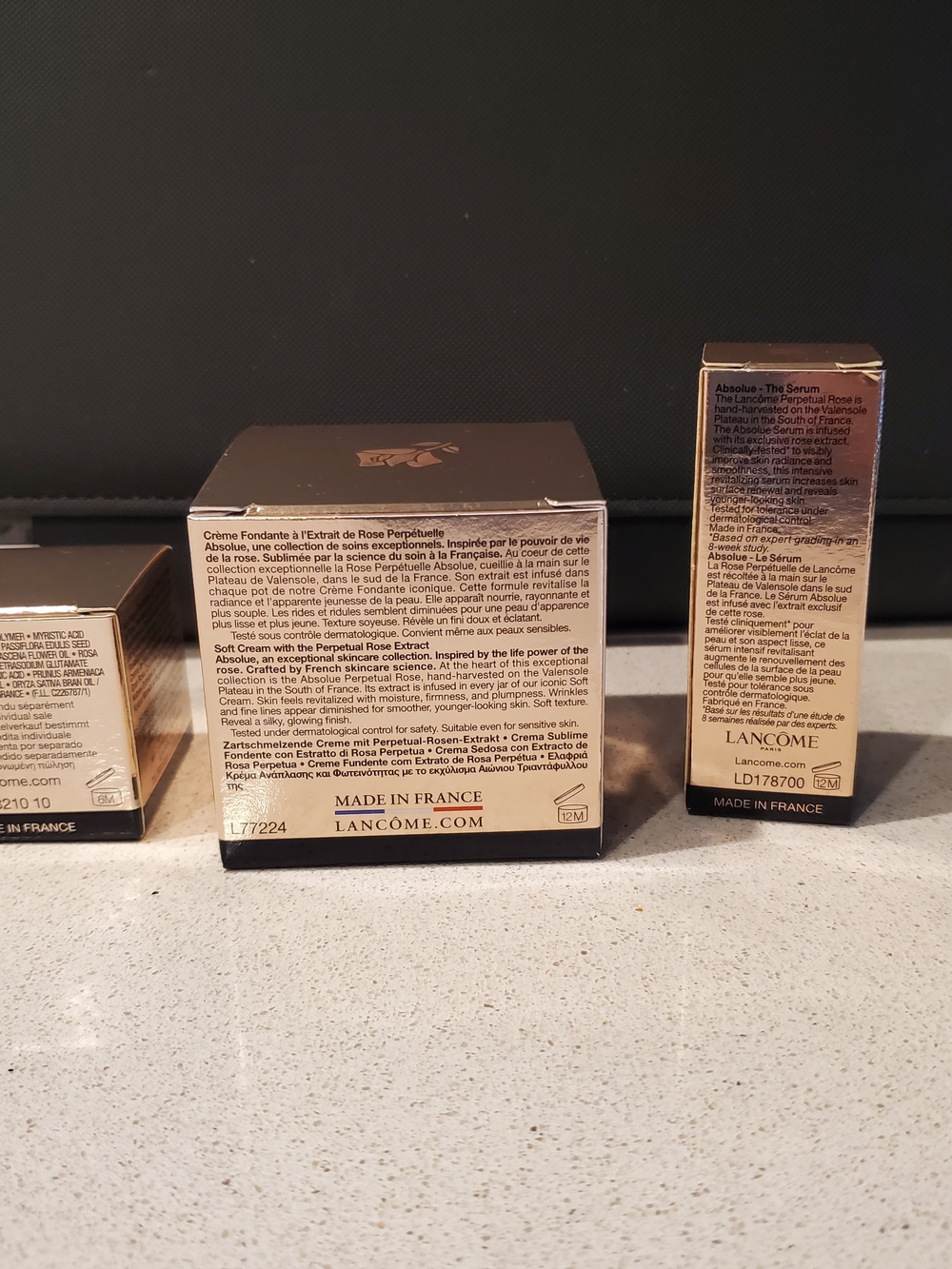 New Lancome Absolue Travel Set. Face, Eye And Serum. - Picture 2 of 3